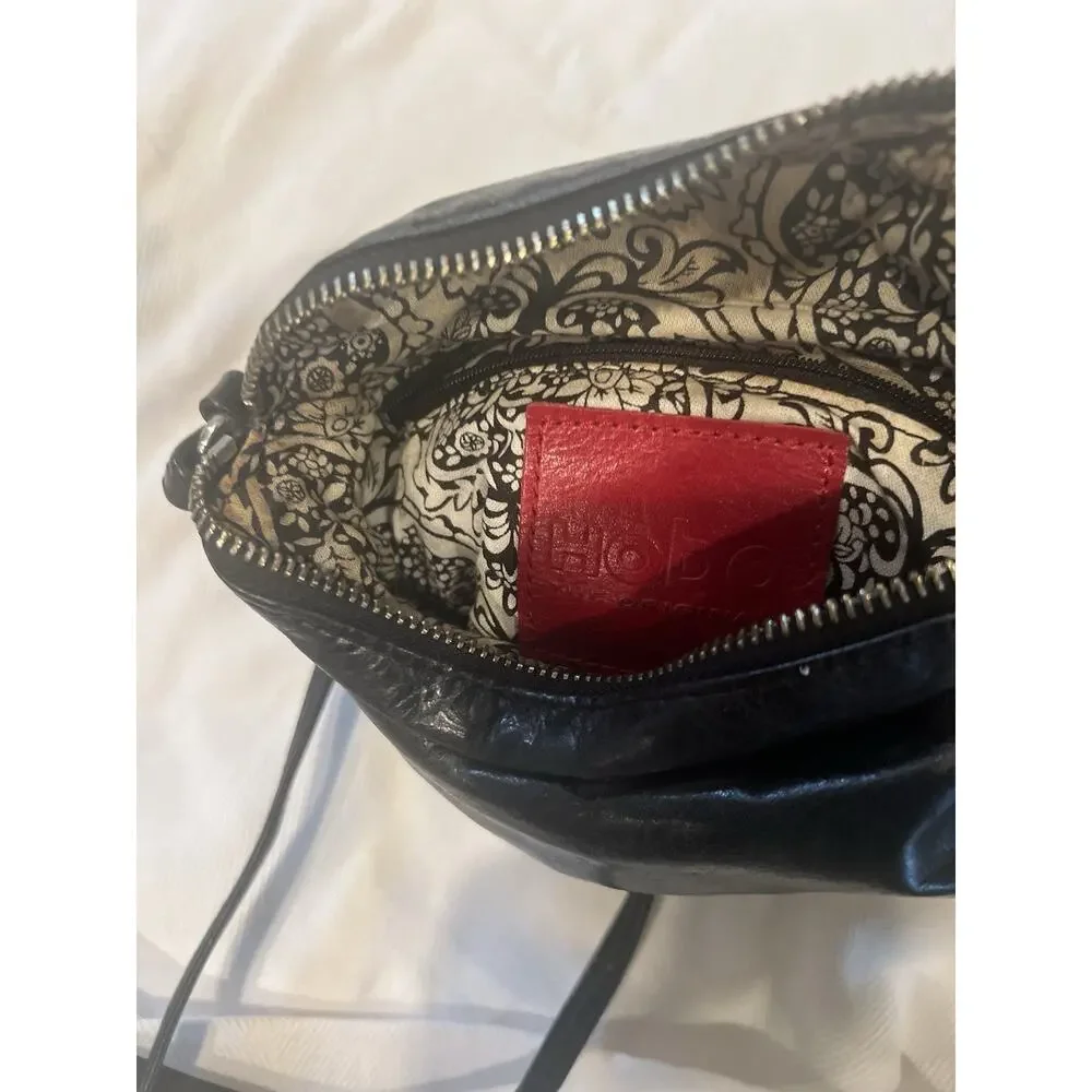 Hobo Wallet Purse Crossbody Black - Picture 7 of 8